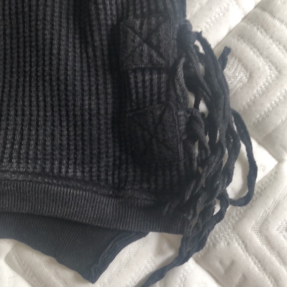 FREE PEOPLE black sleeveless interlaken tank - Picture 7 of 8